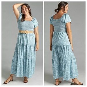 Anthropologie Daily Practice Tiered Maxi Dress